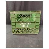 Vintage Country Belle milk crate