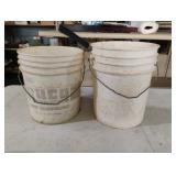 5 gallon buckets. 2 total