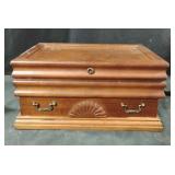 Vintage wooden jewelry box