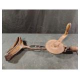 Vintage Shoulder Rest Auger Metal Drill Press