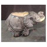 Ceramic elephant planter
