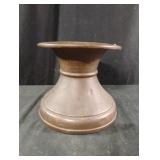 Vintage brass and metal bottom spitoon