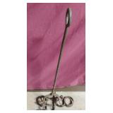 Vintage cast iron branding iron