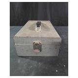 Mid Century metal box 7x4x10 5