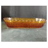 Vintage Indiana Amber Tiara Glass Bowl