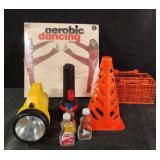 Flashlights, wire basket and more .....