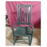 Painted wood rocking chair 20 1/2 x 41 x 18