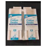 Double Tipped Cotton Swabs. 4-375 ct packs