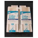 Double Tipped Cotton Swabs. 4-375 ct packs