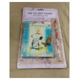 Snoopy My Secret Diary with padlock and key