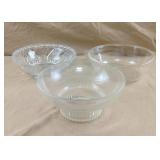 Vintage glass candy dishes