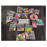 Various game board pieces
