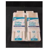 Double Tipped Cotton Swabs. 4-375 ct packs