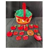 Decorative apple basket and Brushy Mountain Apple