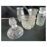 Glass vases and jars