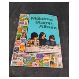 Vintage Majestic Stamp Album