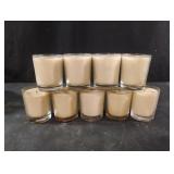 Scented vanilla candles. 9 total