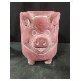 Ceramic pig planter
