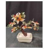 vintage Chinese-style artificial bonsai tree