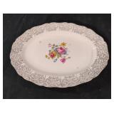 Vintage oval serving platter by the Canonsburg