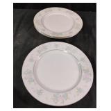 vintage China Garden porcelain dinner plate by