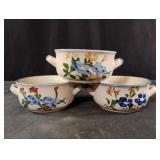 Vintage Cisco Chi Jiang China 2 Handle Blue
