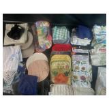 Kitchen towels, oven mitts, etc