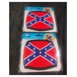 Rebel Flag fabric face masks. 3 total