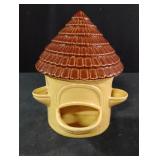 vintage ceramic flower wall pocket