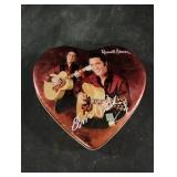Elvis Presley collectable metal tin can by