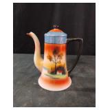 Chikaramachi China sunset-scene teapot
