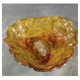 vintage Indiana Glass Loganberry Carnival Nut