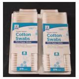 Double Tipped Cotton Swabs. 4-375 ct packs