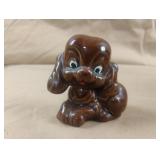 Vintage dog figurine. Made in Japan