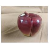 Apple ceramic salt and pepper shaker set