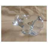 Crystal bear figurine