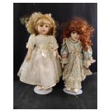 Vintage porcelain dolls