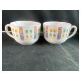 Alco industries Inc. floral mugs