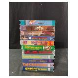 Vintage VHS cassette tapes