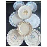 Floral plates