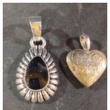 Locket and a pendant charm