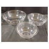 Glass mixing bowls