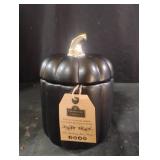 Strawberry Street ceramic pumpkin candy dish