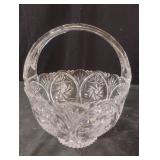 Vintage crystal basket