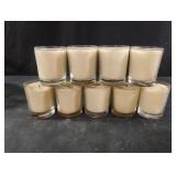 Scented vanilla candles. 9 total