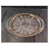 Vintage Jeanette Feather Gold Trim 5 Section