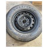 5 lug steel wheel p195/70/14