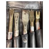 Snap on air hammer bit set