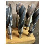 Set of 10 HS TWIST DRILLS "PTD" Silver & Deming