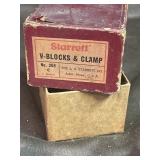 Starrett v blocks and clamp # 268